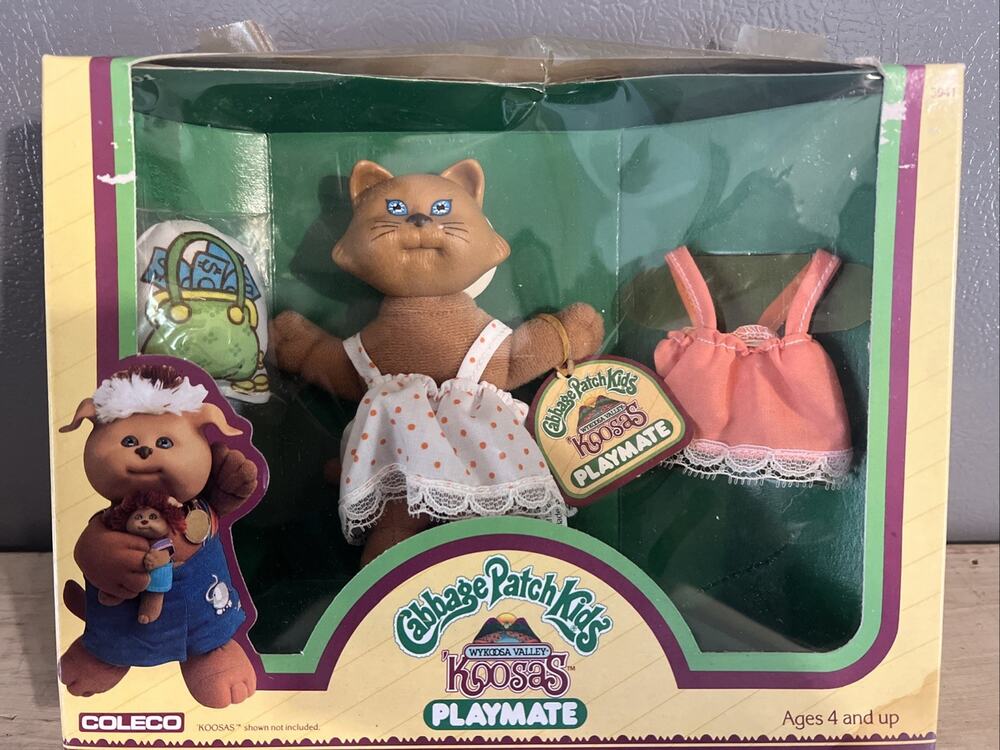 1984 Coleco Cabbage Patch Kids KOOSAS Playmate NEW in Box RARE VINTAGE